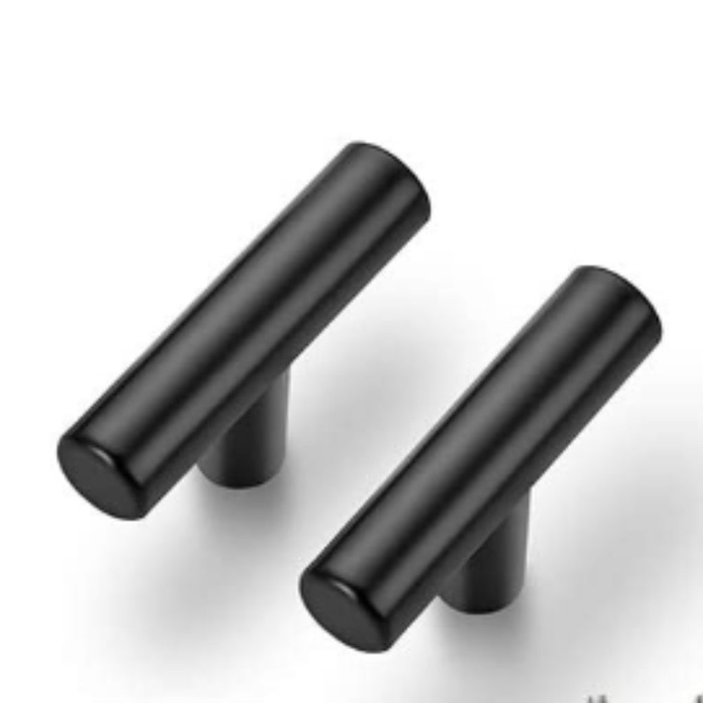 Cabinet Pulls Matte Black Stainless Steel (8 pc)